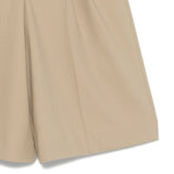 Shorts con pieghe in beige Ami paris - donna 