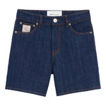Shorts di jeans a cinque tasche in blu Ami paris - donna 