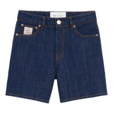 Shorts di jeans a cinque tasche in blu Ami paris - donna 