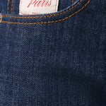 Shorts di jeans a cinque tasche in blu Ami paris - donna 