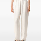 PANTALONI CON VITA ELASTICIZZATA IN BIANCO AMI PARIS - DONNA 