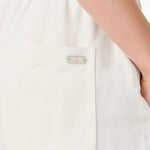 PANTALONI CON VITA ELASTICIZZATA IN BIANCO AMI PARIS - DONNA 