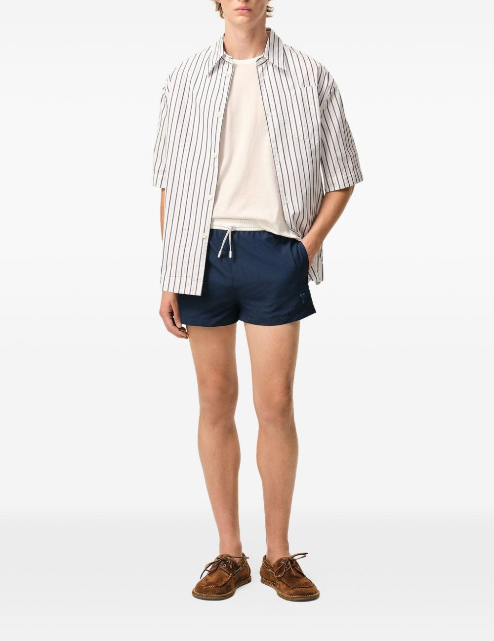 PANTALONCINI DA BAGNO CON COULISSE in blu Ami paris - uomo 