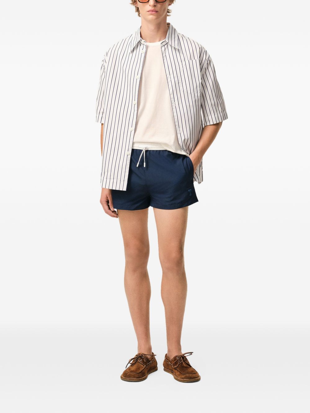 PANTALONCINI DA BAGNO CON COULISSE in blu Ami paris - uomo 