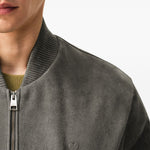 Giacca Ami de Coeur con zip in grigio Ami Paris - uomo 