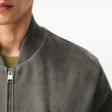Giacca Ami de Coeur con zip in grigio Ami Paris - uomo 