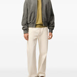 Giacca Ami de Coeur con zip in grigio Ami Paris - uomo 