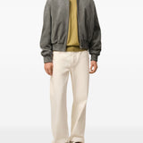 Giacca Ami de Coeur con zip in grigio Ami Paris - uomo 