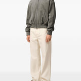 Giacca Ami de Coeur con zip in grigio Ami Paris - uomo 