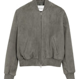 Giacca Ami de Coeur con zip in grigio Ami Paris - uomo 