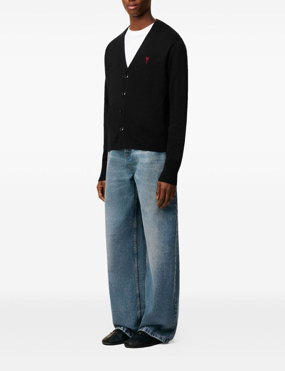 Cardigan Ami De Coeur in nero Ami paris - uomo 