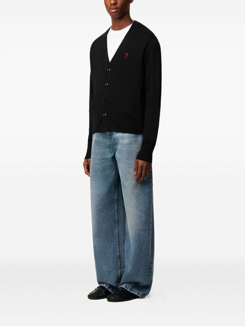 Cardigan Ami De Coeur in nero Ami paris - uomo 