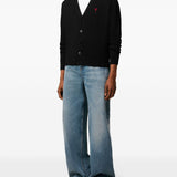 Cardigan Ami De Coeur in nero Ami paris - uomo 