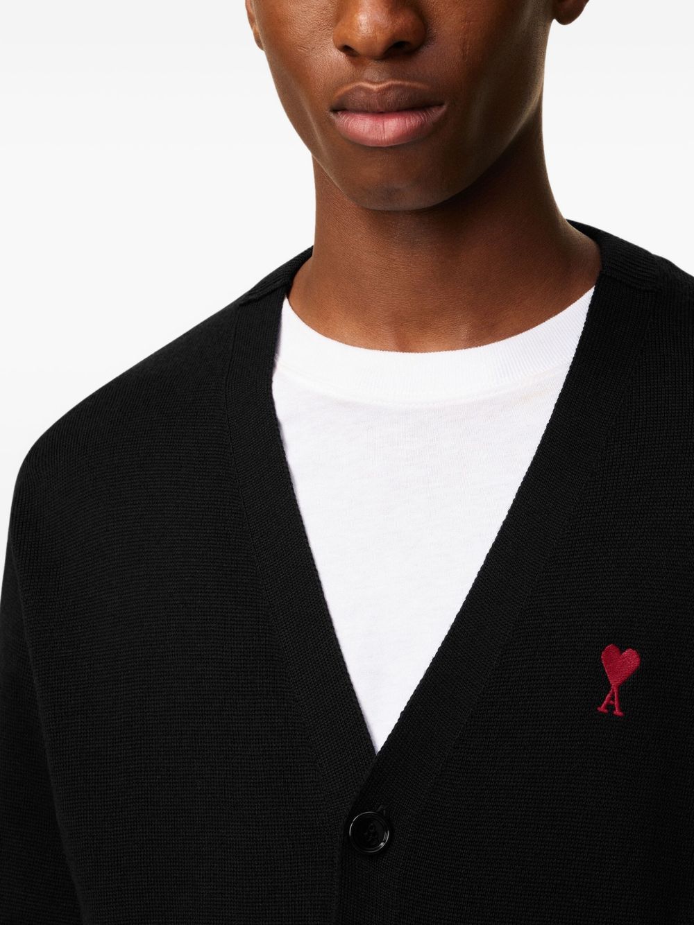 Cardigan Ami De Coeur in nero Ami paris - uomo 