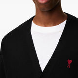 Cardigan Ami De Coeur in nero Ami paris - uomo 