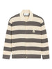 Ami de Coeur cardigan with heart patch in white Ami Paris - men