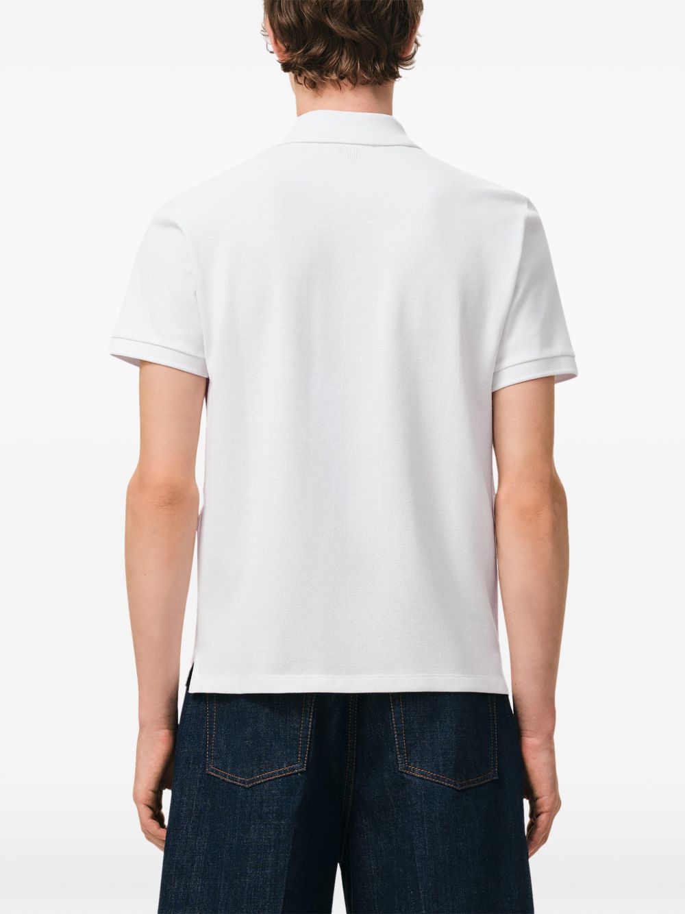 Polo Ami de Coeur in bianco Ami paris - uomo 