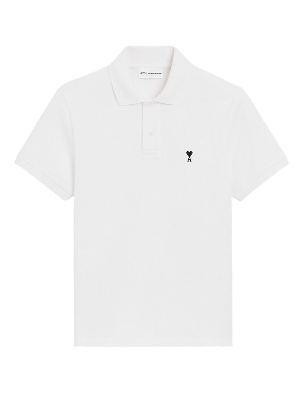 Polo Ami de Coeur in bianco Ami paris - uomo 