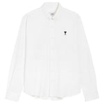 Camicia ami de coeur in bianco Ami paris - uomo 