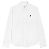 Camicia ami de coeur in bianco Ami paris - uomo 