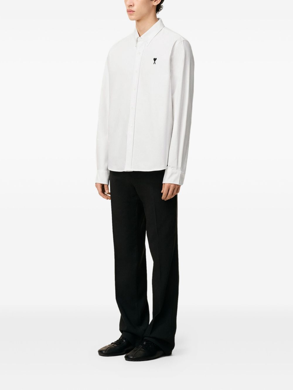 Camicia ami de coeur in bianco Ami paris - uomo 
