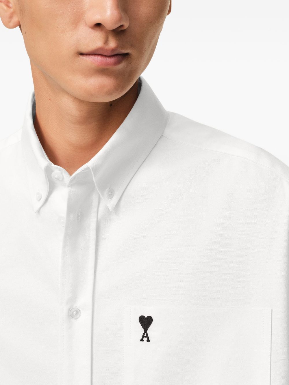 Camicia Ami de Coeur in bianco Ami Paris - uomo 