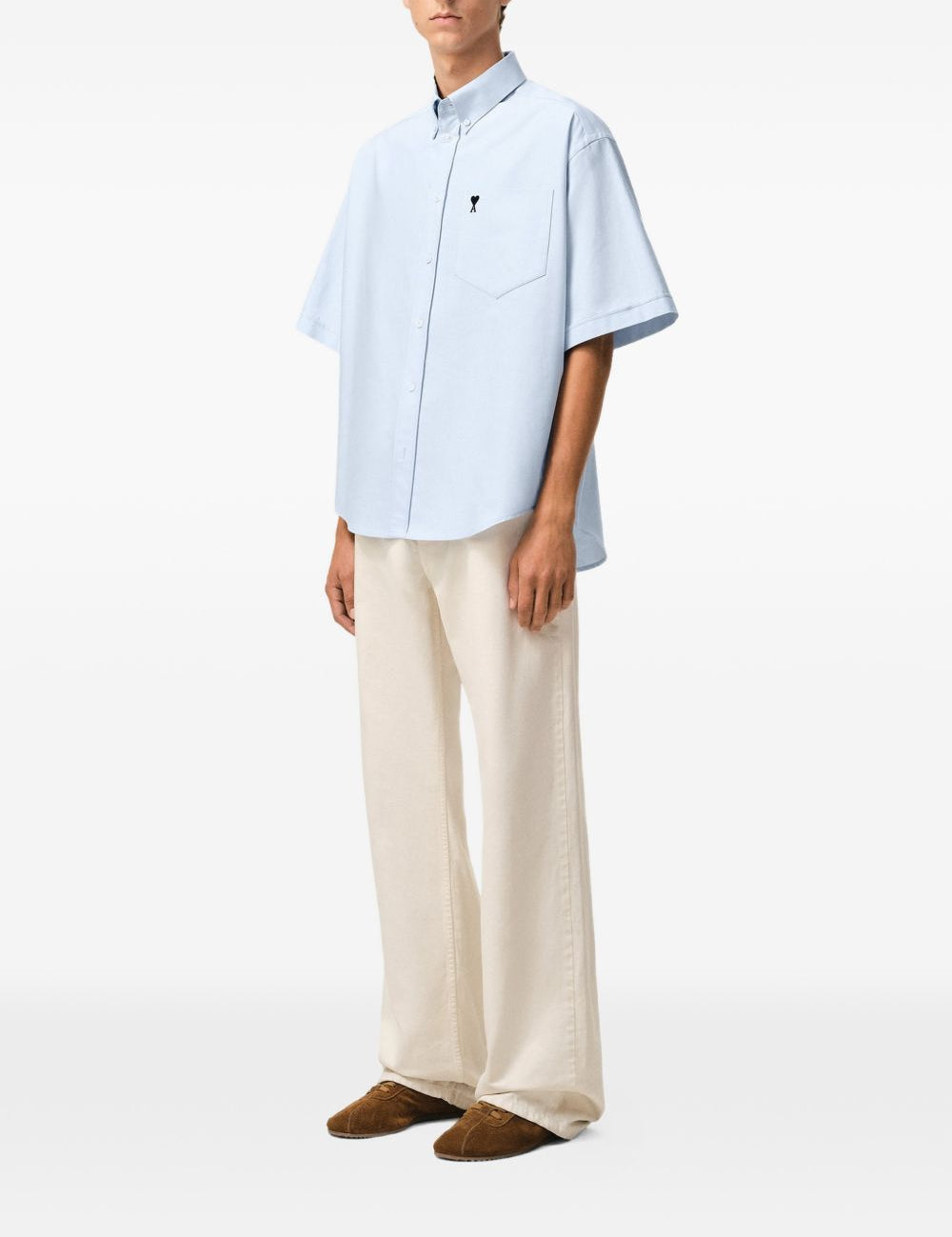 Camicia Ami de Coeur in azzurro Ami Paris - uomo 