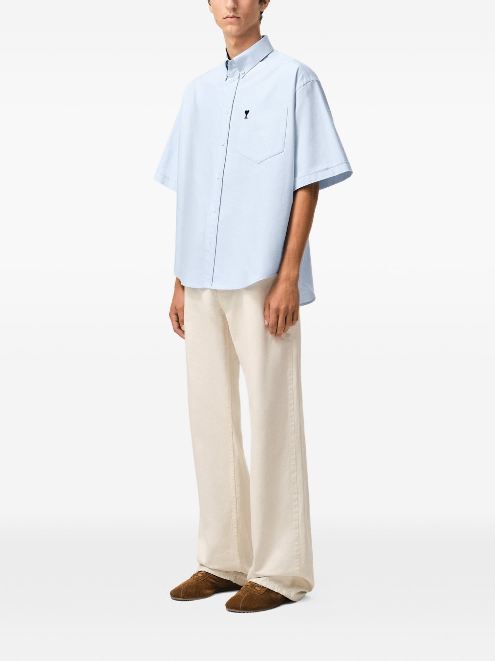 Camicia Ami de Coeur in azzurro Ami Paris - uomo 