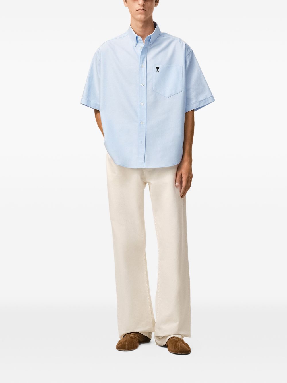 Camicia Ami de Coeur in azzurro Ami Paris - uomo 