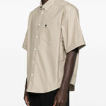 Camicia Ami de Coeur in beige Ami Paris - uomo 