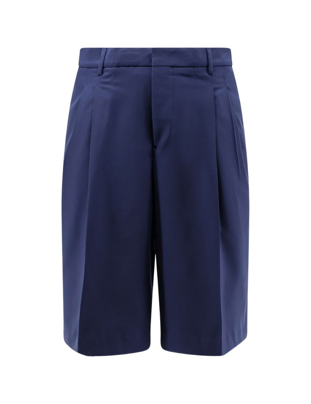 Bermuda plissettati in blu Ami paris - uomo 