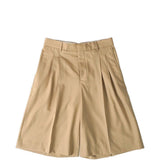 Shorts a gamba ampia in beige Ami paris - uomo 