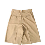 Shorts a gamba ampia in beige Ami paris - uomo 