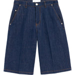 Blue five-pocket denim shorts Ami paris - uomo 