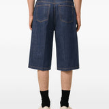 Blue five-pocket denim shorts Ami paris - uomo 