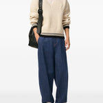 Jeans balloon fit in blu Ami paris - uomo 
