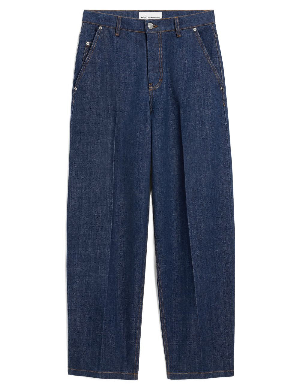 Jeans balloon fit in blu Ami paris - uomo 