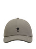 Cappelino da baseball con logo in grigio Ami paris - unisex