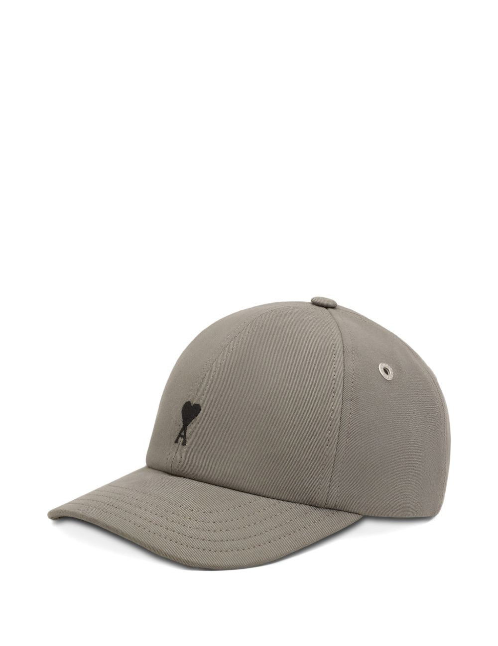 Cappelino da baseball con logo in grigio Ami paris - unisex 