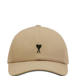 Cappello da baseball con logo in beige Ami paris - unisex 