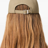 Cappello da baseball con logo in beige Ami paris - unisex 