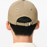 Cappello da baseball con logo in beige Ami paris - unisex 
