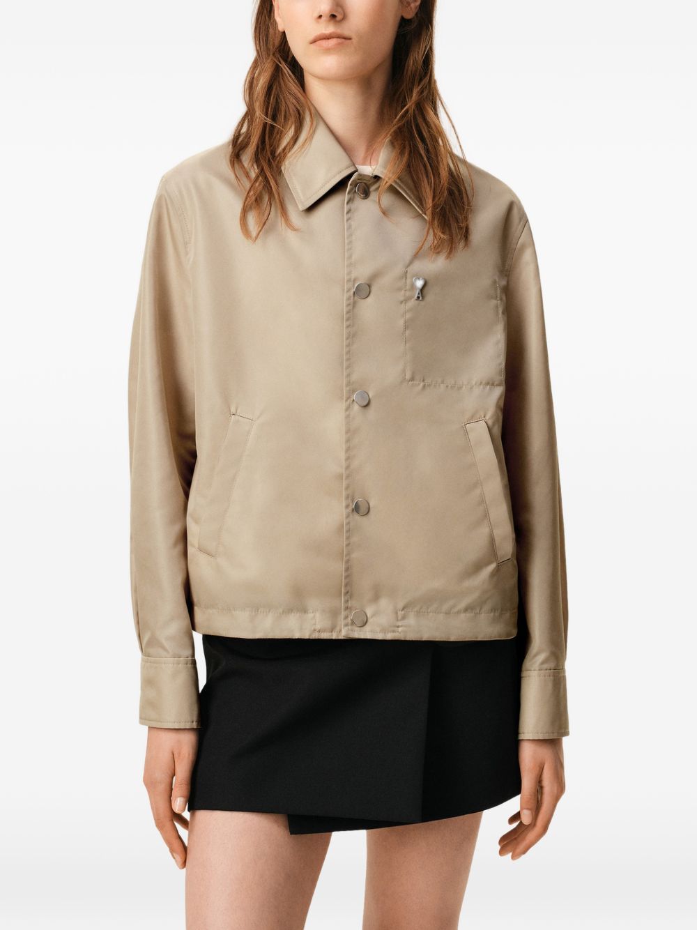 Giacca con bottoni in beige Ami Paris - donna 