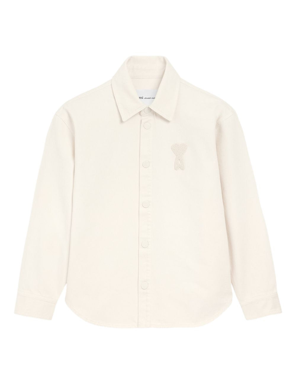 Giacca-camicia ami de coeur in avorio Ami Paris - uomo 