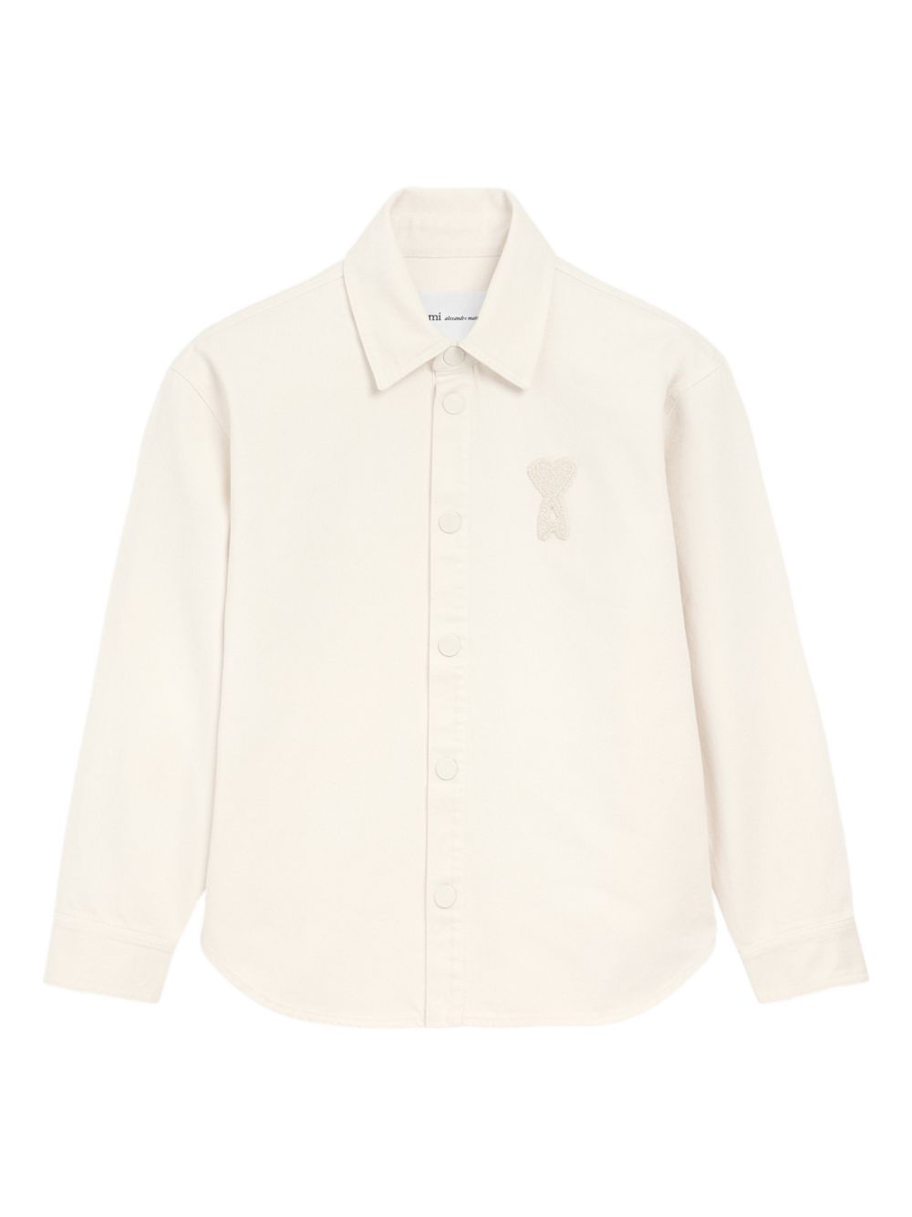 Giacca-camicia ami de coeur in avorio Ami Paris - uomo 