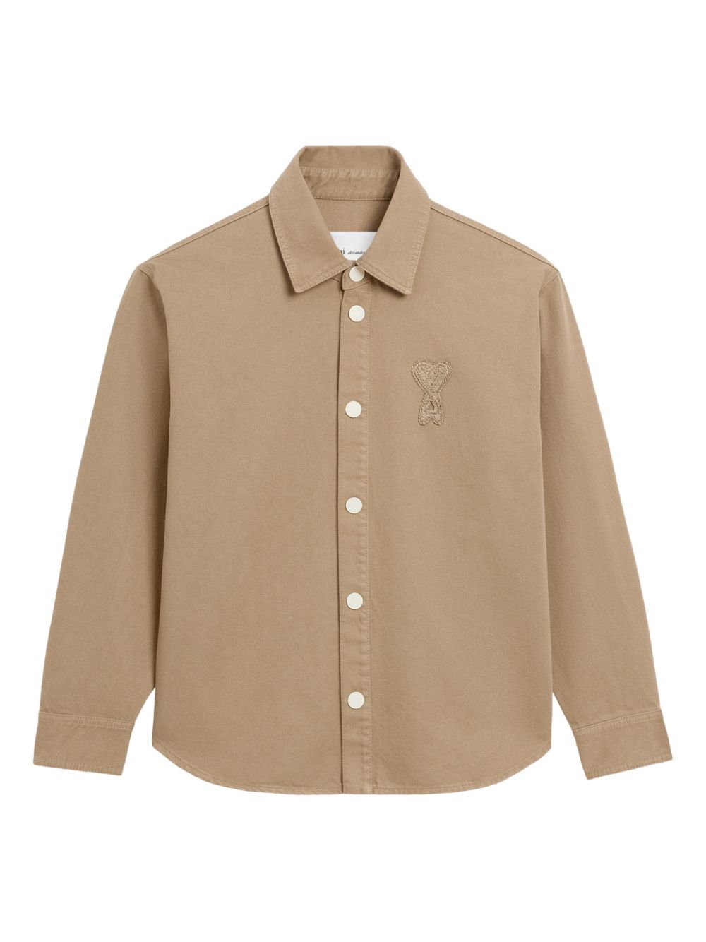 Giacca-camicia ami de coeur in beige Ami Paris - uomo 