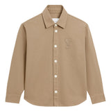 Giacca-camicia ami de coeur in beige Ami Paris - uomo 