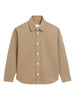 Ami Paris men's beige ami de coeur overshirt