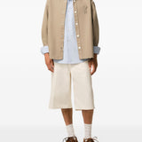 Giacca-camicia ami de coeur in beige Ami Paris - uomo 
