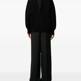 Cardigan Ami de Coeur con ricamo in nero PARIS - unisex 
